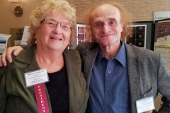 Pat Smith, President, Lyme Disease Association & Jaroslav Flegr, PhD - Oct. 27 & 28, 2018, LDA/Columbia Annual Scientific Conference (LDA file photo)