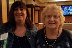 Oct. 27 & 28, 2018, Pat Smith President with Lisas Larisa, former RI Chapter President. 1 LDA/Columbia Annual Scientific Conference