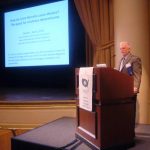 Steven J. Norris, PhD  ~    September 29, 2012, LDA/Columbia Annual Scientific Conference  ~   "How do Lyme disease Borrelia cause disease?"  (Photo: Jessica Harper Thomson)
