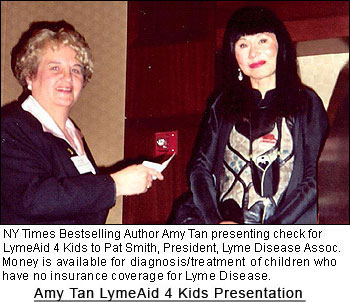 Author Amy Tan Helps Create LymeAid 4 Kids