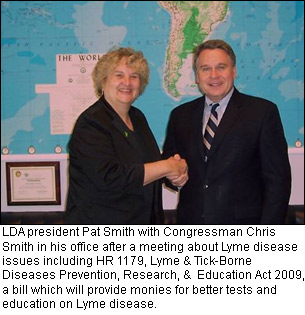 Rep. Chris Smith (NJ) Introduces Lyme Bill