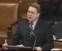 Congressman Chris Smith at podium