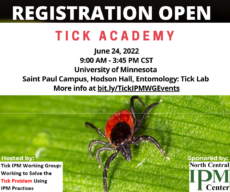 Register for the 3rd Annual Tick Academy