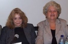 Cure Unknown Author Pam Weintraub & LDA President Pat Smith at 2009 LDA event