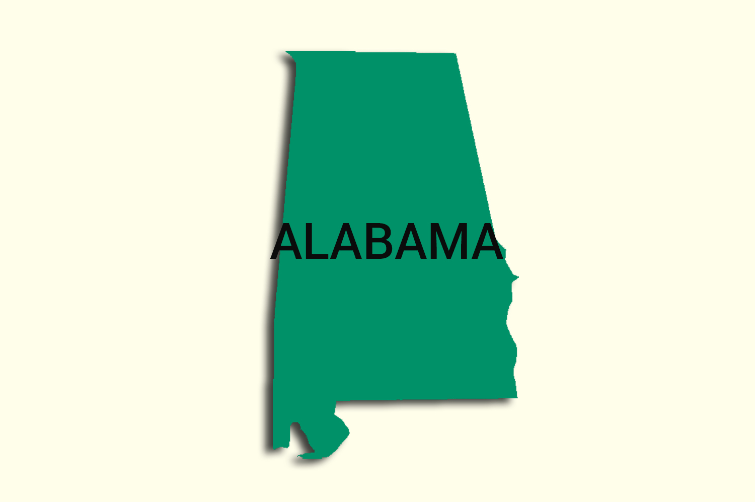 State of Alabama outline