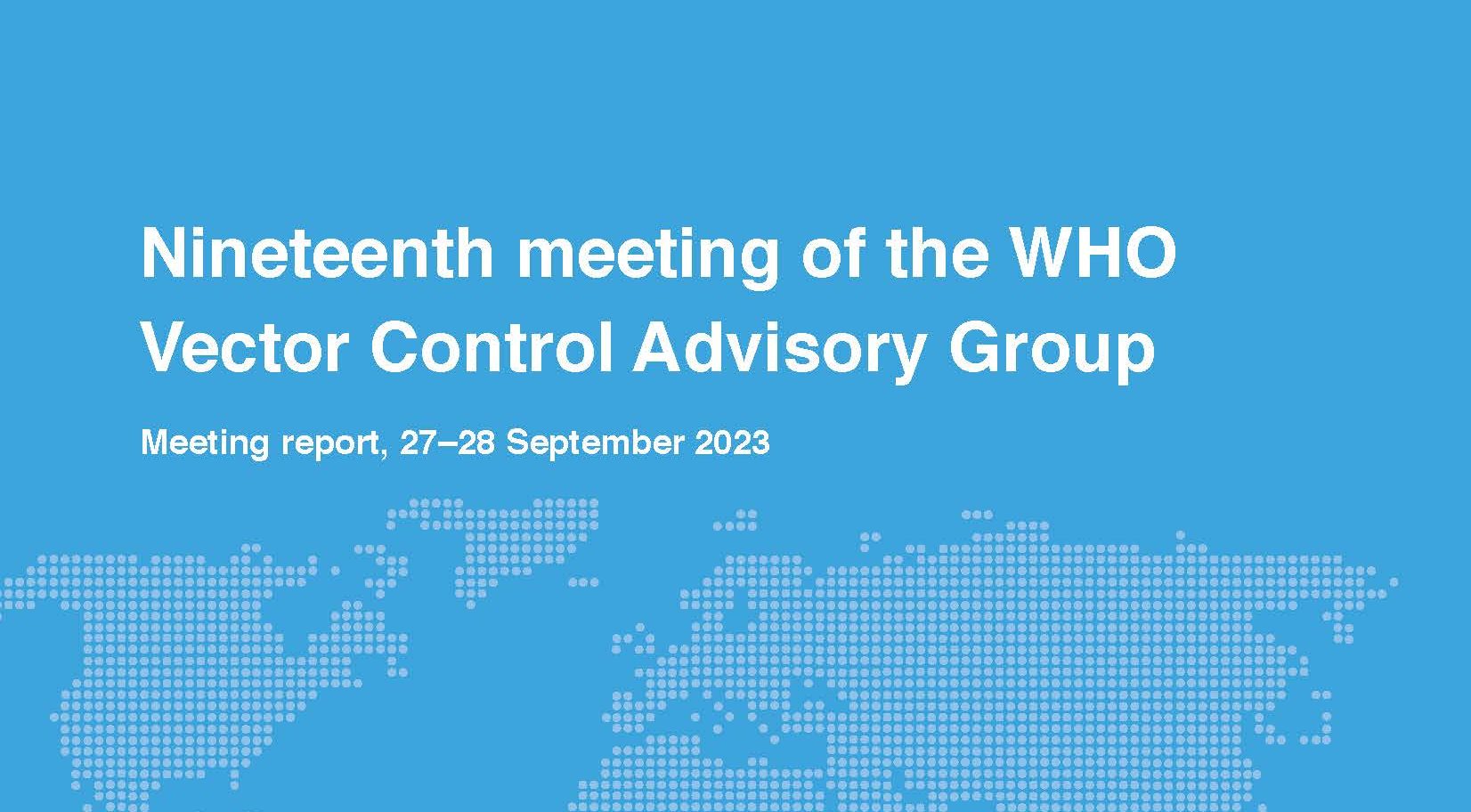 WHO Vector Control Advisory Group