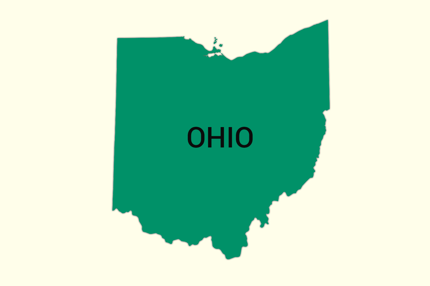 Ohio State Map Image